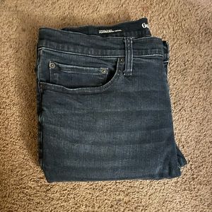 Dark blue denim jeans